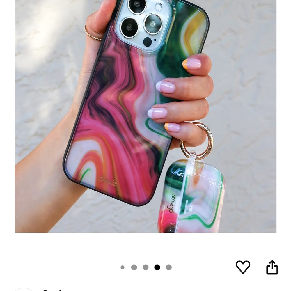 Sonix Phone Case for iPhone 13 Pro Agate Marble NIB